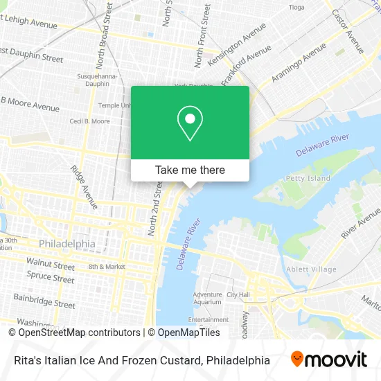 Rita's Italian Ice And Frozen Custard map