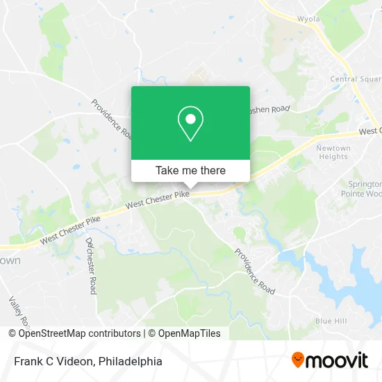 Frank C Videon map