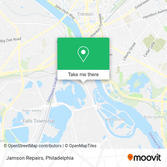 Jamson Repairs map