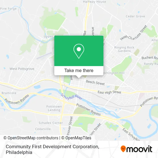 Community First Development Corporation map
