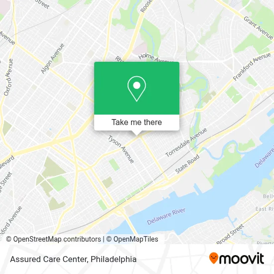 Assured Care Center map