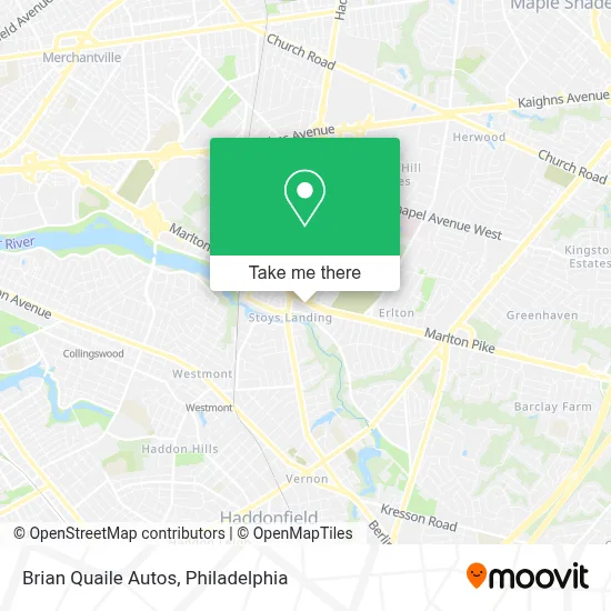 Brian Quaile Autos map