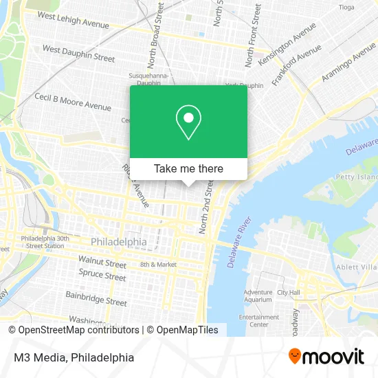 M3 Media map
