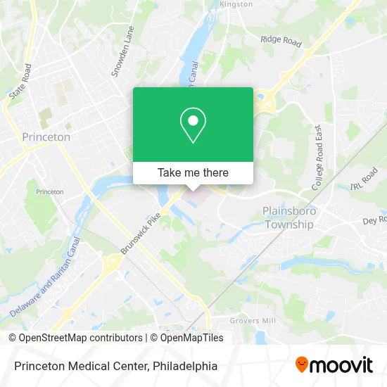 Princeton Medical Center map