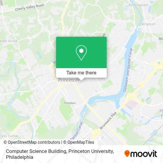 Computer Science Building, Princeton University map
