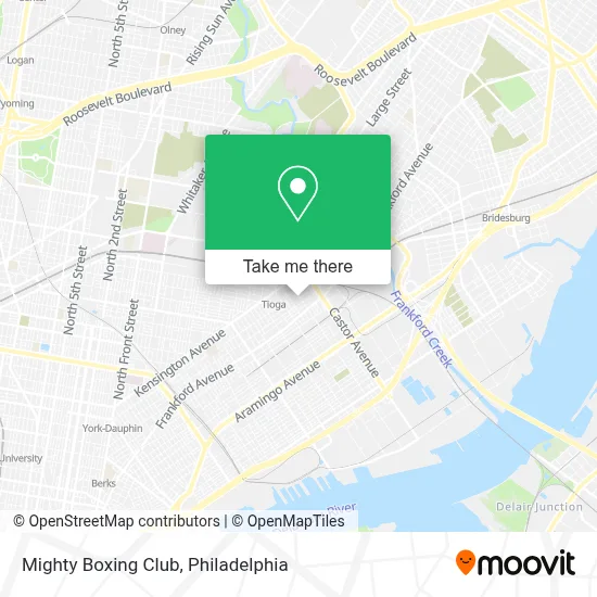 Mighty Boxing Club map
