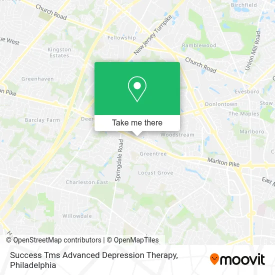 Success Tms Advanced Depression Therapy map