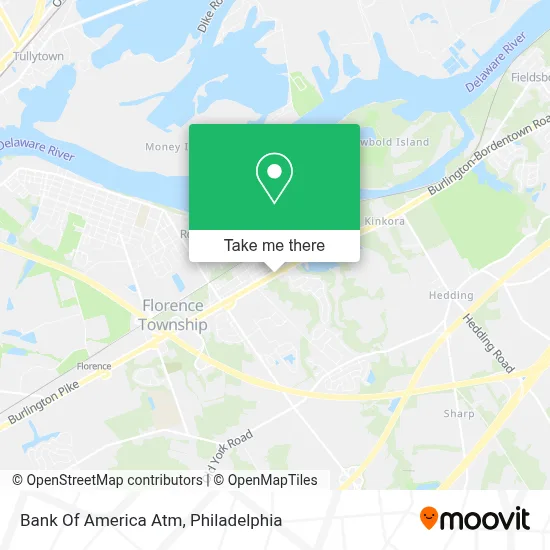 Bank Of America Atm map