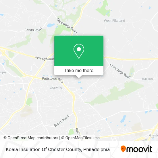 Koala Insulation Of Chester County map