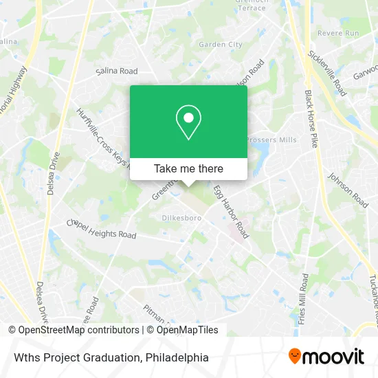 Wths Project Graduation map