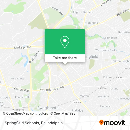 Springfield Schools map