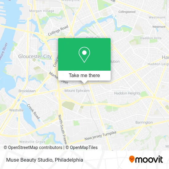 Muse Beauty Studio map