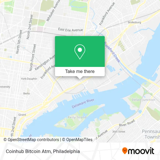 Coinhub Bitcoin Atm map