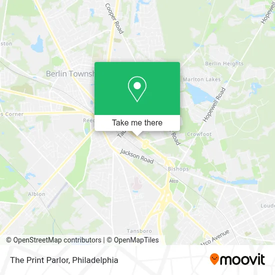 The Print Parlor map