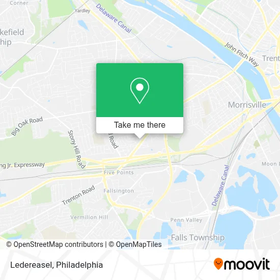 Ledereasel map