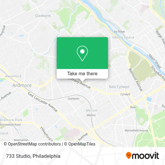 733 Studio map