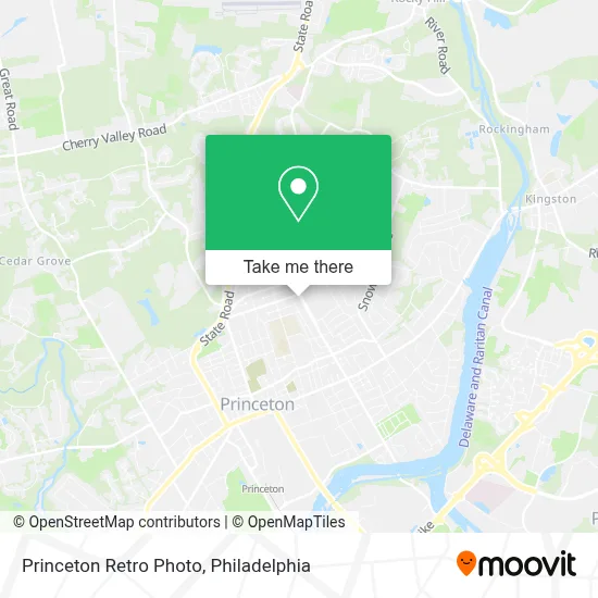 Princeton Retro Photo map