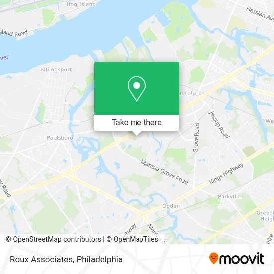 Roux Associates map