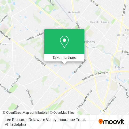 Lee Richard - Delaware Valley Insurance Trust map