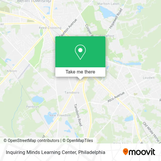 Inquiring Minds Learning Center map