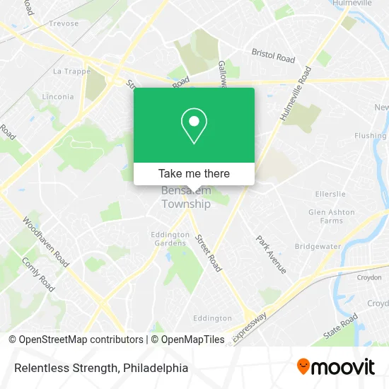 Relentless Strength map