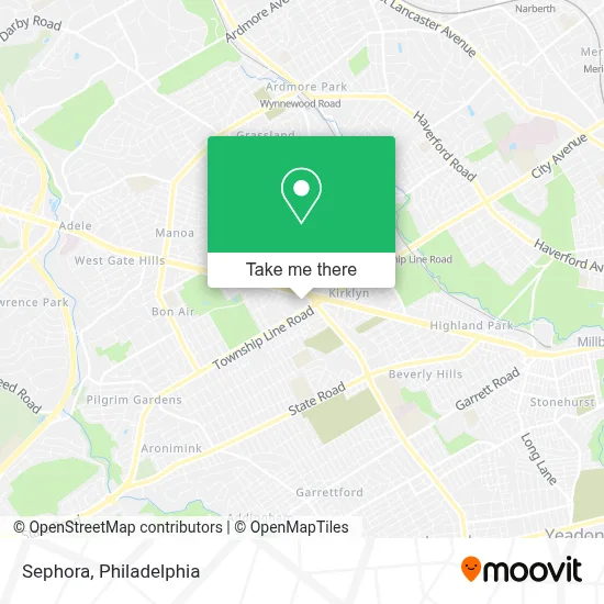 Sephora map