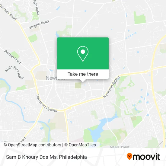 Sam B Khoury Dds Ms map