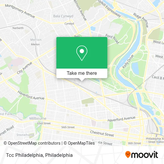 Tcc Philadelphia map