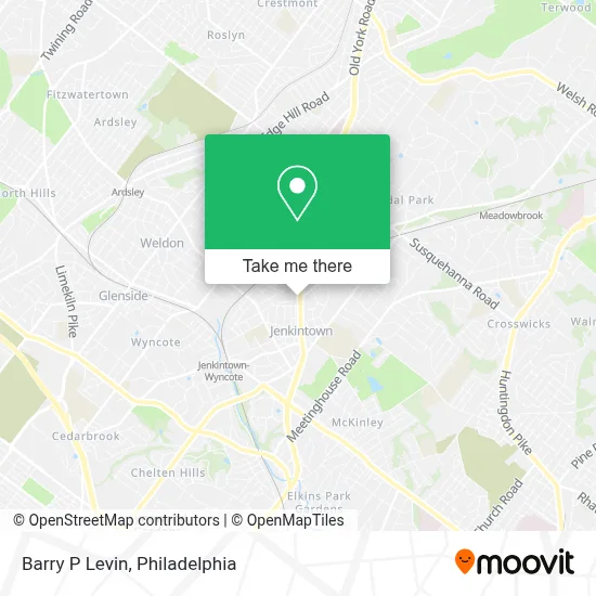 Barry P Levin map