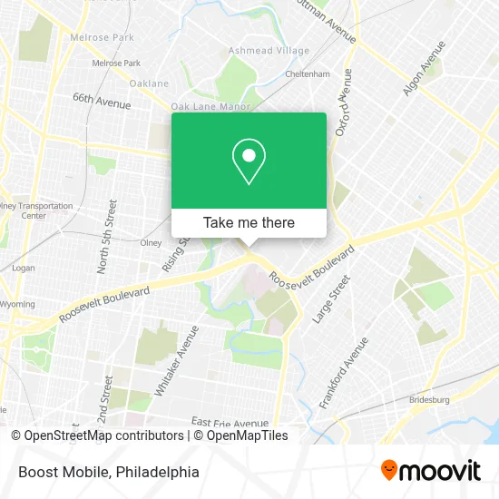 Boost Mobile map