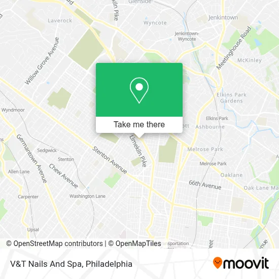 V&T Nails And Spa map
