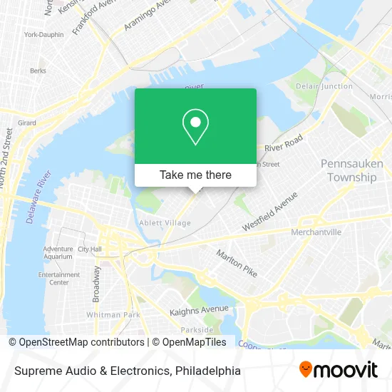 Supreme Audio & Electronics map