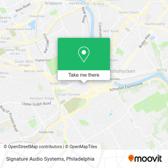 Signature Audio Systems map