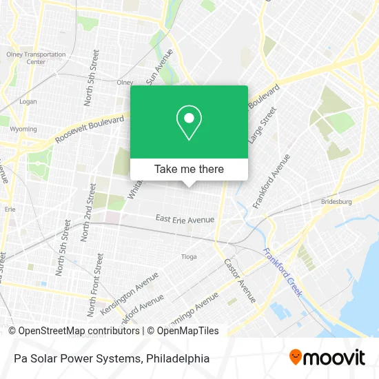 Pa Solar Power Systems map