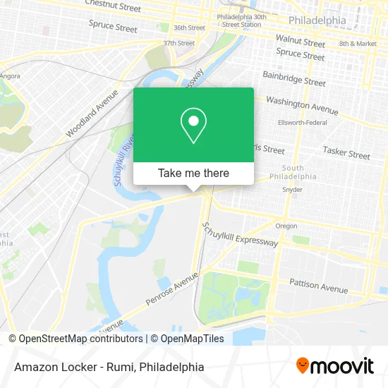 Amazon Locker - Rumi map