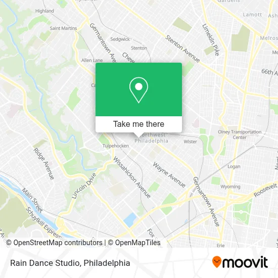 Rain Dance Studio map