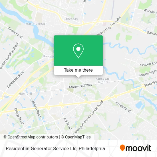 Residential Generator Service Llc map