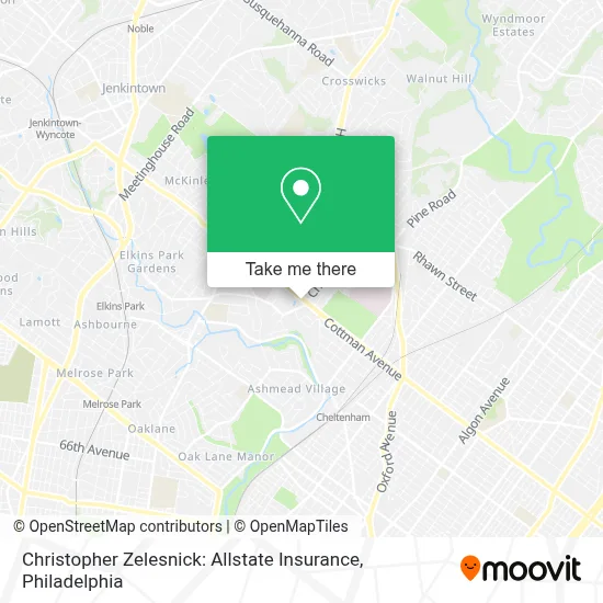 Christopher Zelesnick: Allstate Insurance map