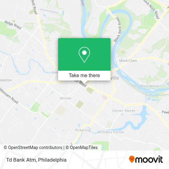Td Bank Atm map