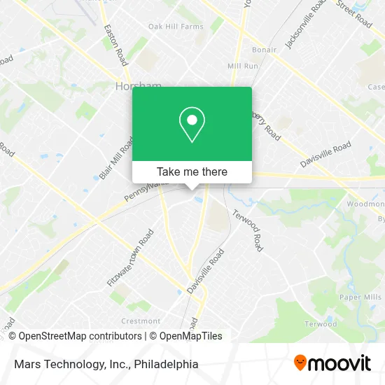 Mars Technology, Inc. map