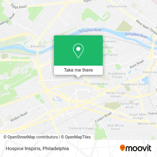 Hospice Inspiris map