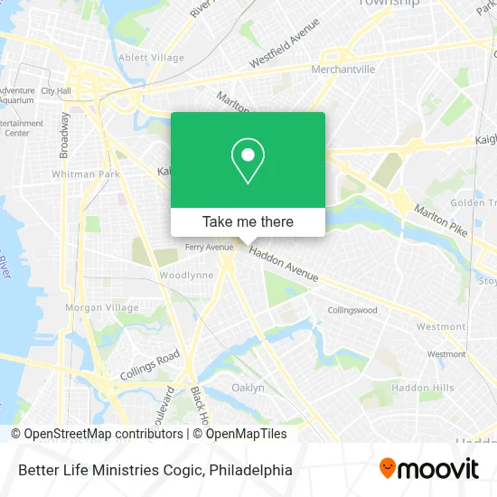 Better Life Ministries Cogic map