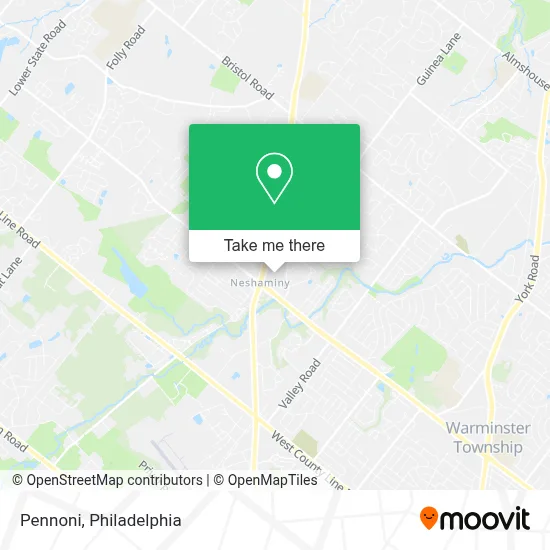 Pennoni map