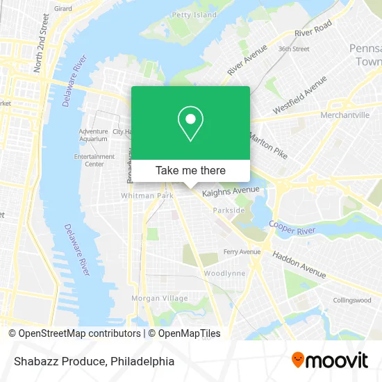 Shabazz Produce map