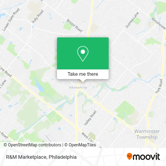 R&M Marketplace map