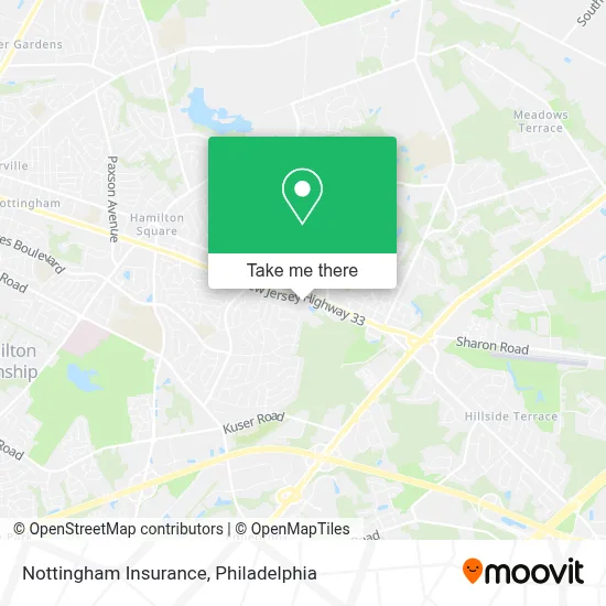 Nottingham Insurance map