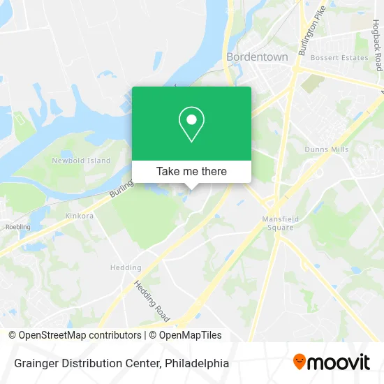 Grainger Distribution Center map