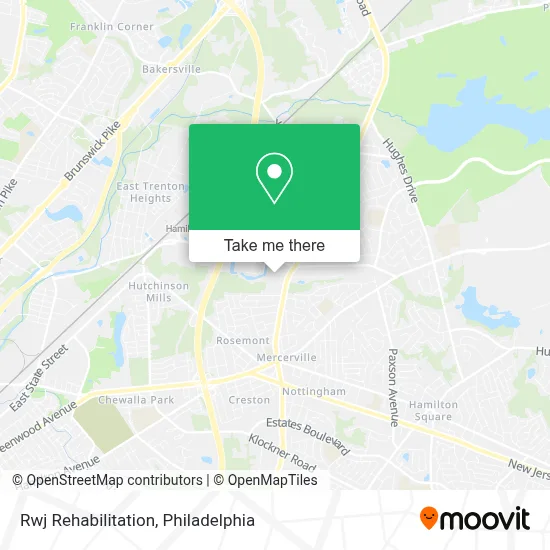 Rwj Rehabilitation map