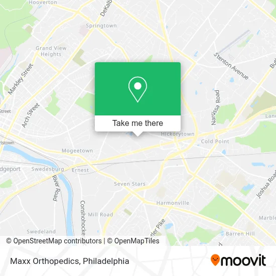 Maxx Orthopedics map