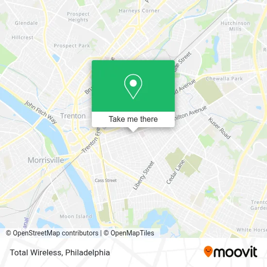 Total Wireless map